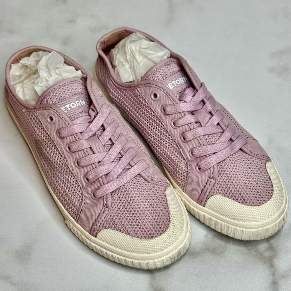 Tretorn + J. CREW Women's Lilac Knit Sneakers- Sz 9 - worn once